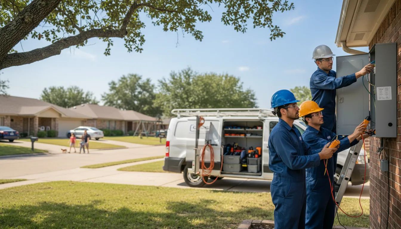Certified electrician providing emergency electrical services in Bosque Farms, NM